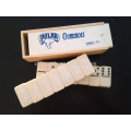 Customized Wooden Box logo Domino set